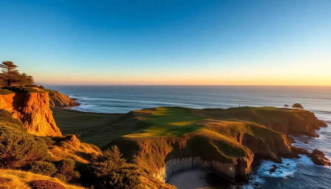 Pebble Beach’s stunning ocean vistas provide both beauty and challenge.